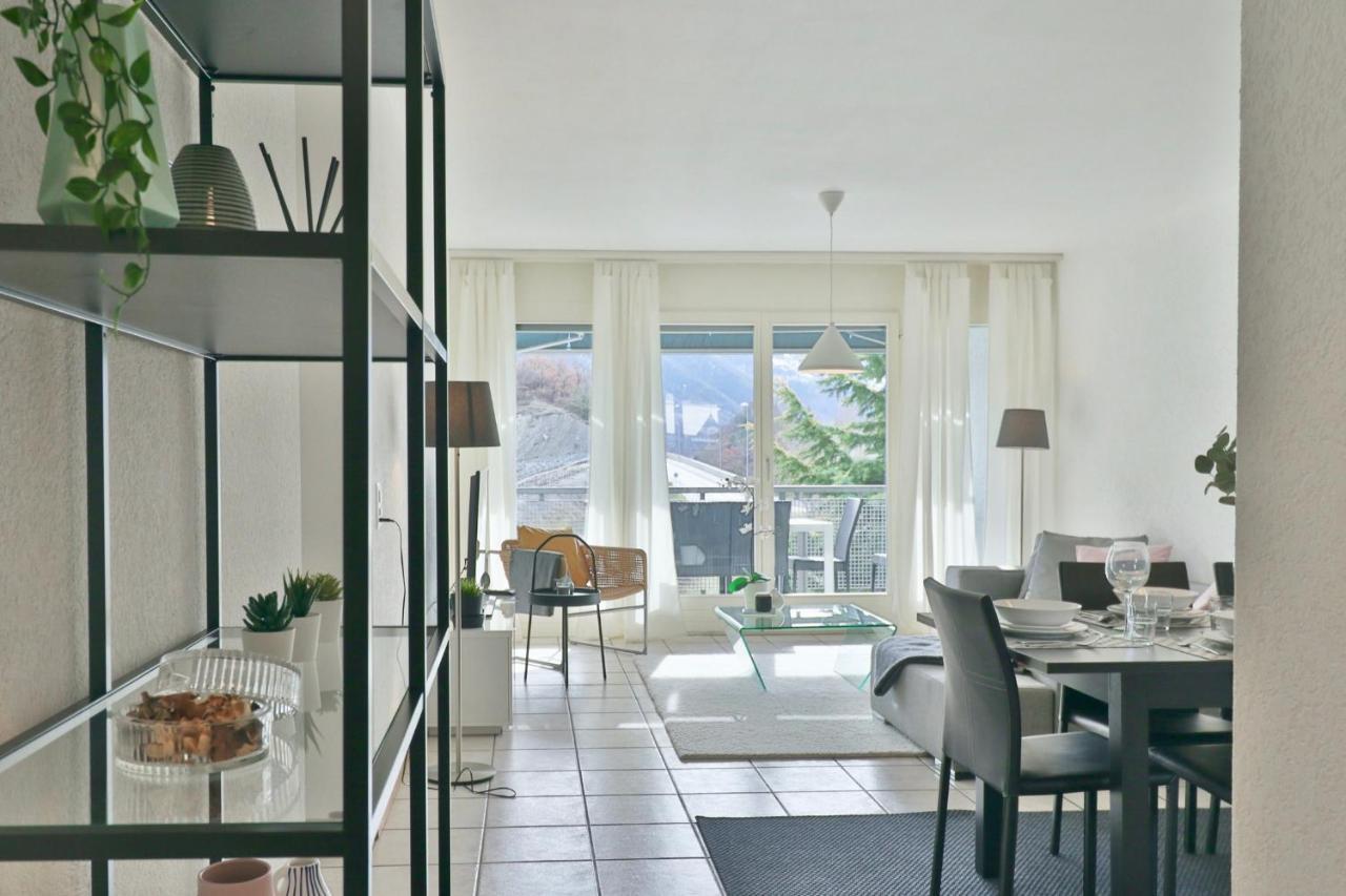 Large Modern Apartment In A Residential Area In Sierre Exteriör bild